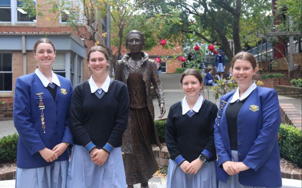 Lilly, Grace, Annabelle and Sophia - School and Boarding Captains 2020-2021
